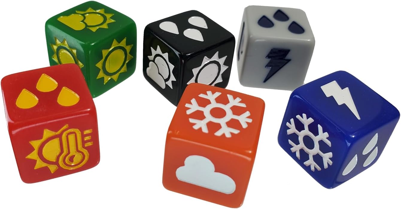 Weather Dice by Steve Jackson Games, Dice