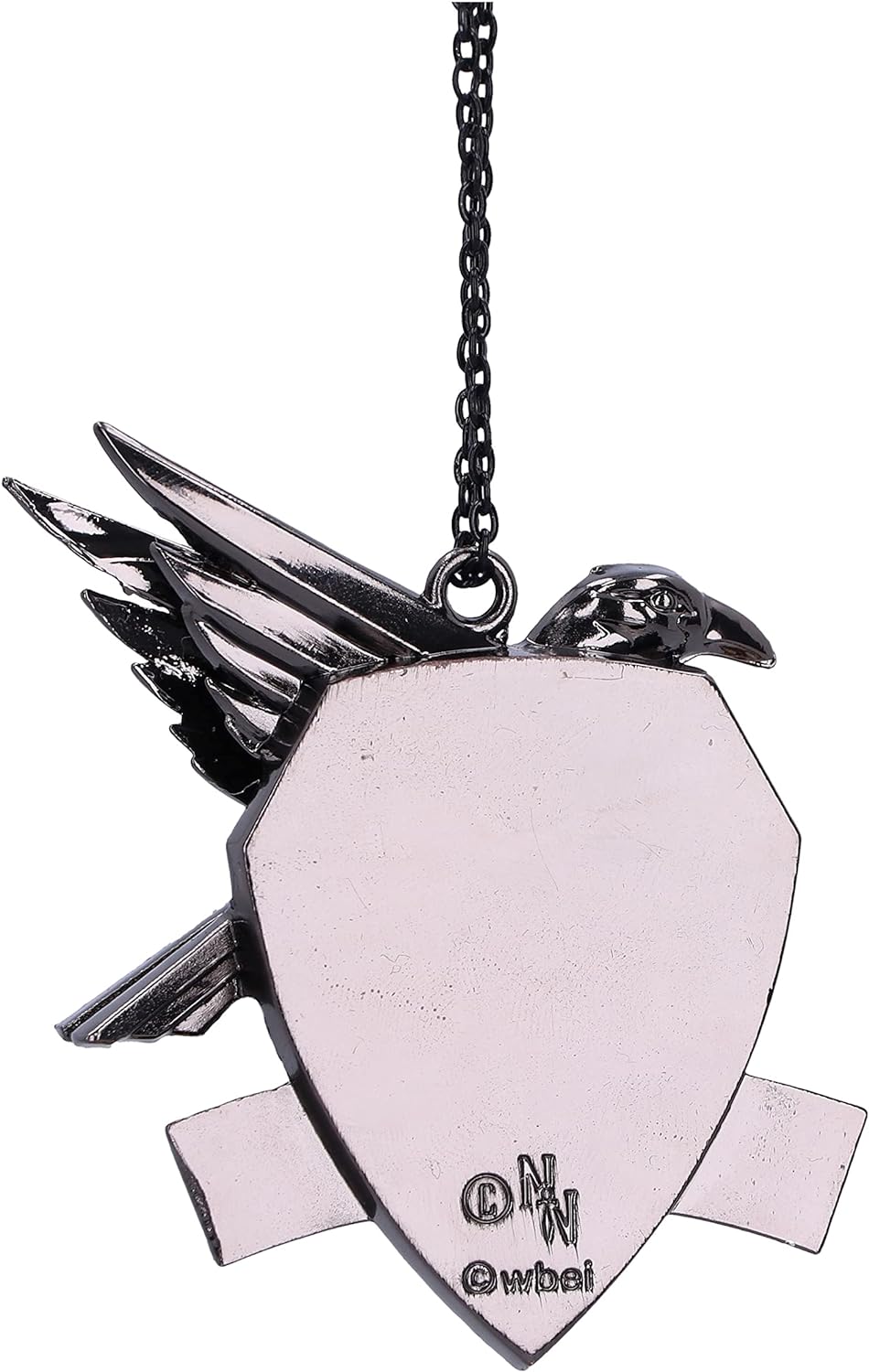 Nemesis Now Harry Potter Ravenklauw Crest (zilver) hangend ornament 7 cm, hars, officieel gelicentieerde Harry Potter-merchandise, vereist stevige ophangplaats, gegoten in de fijnste hars