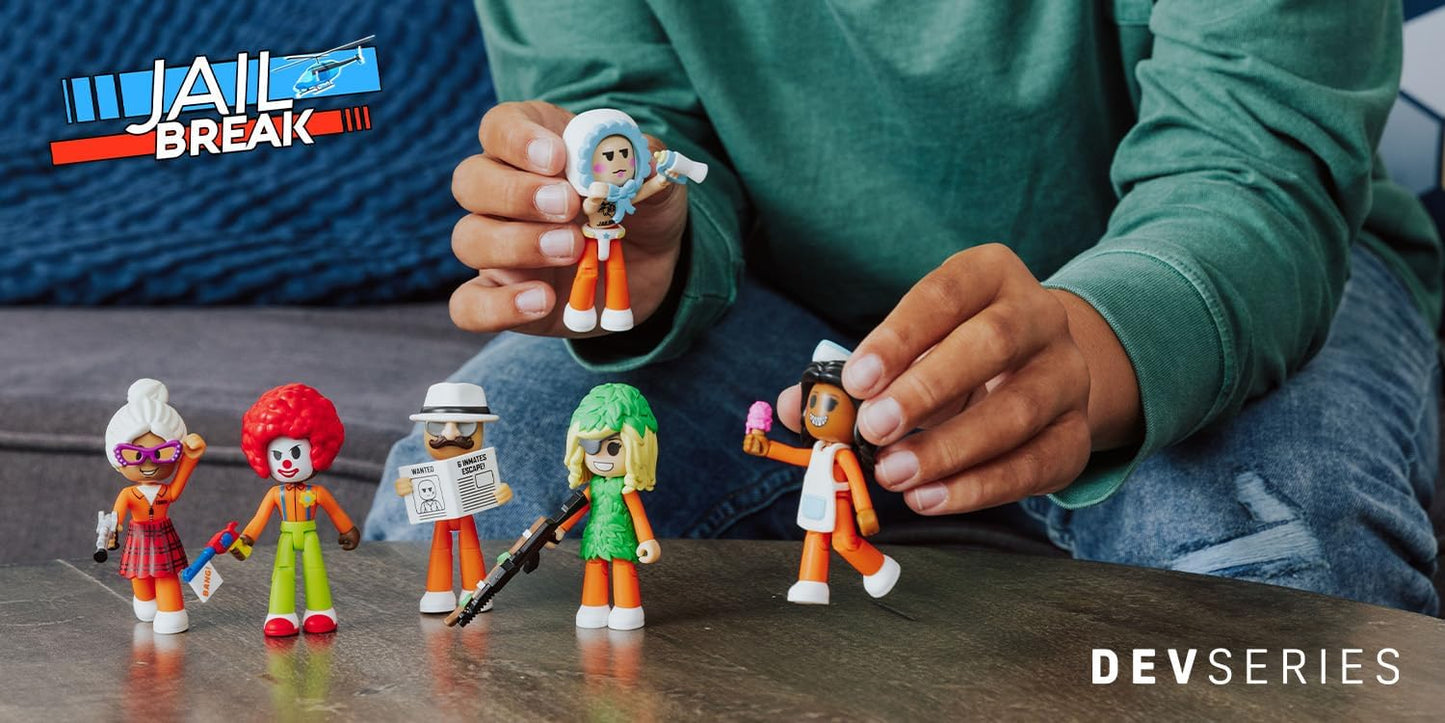 DevSeries CRS0059-6 Figuren Pack - Jailbreak: Hiding in Plain Sight, bewegliche Actionfiguren mit Spielcode