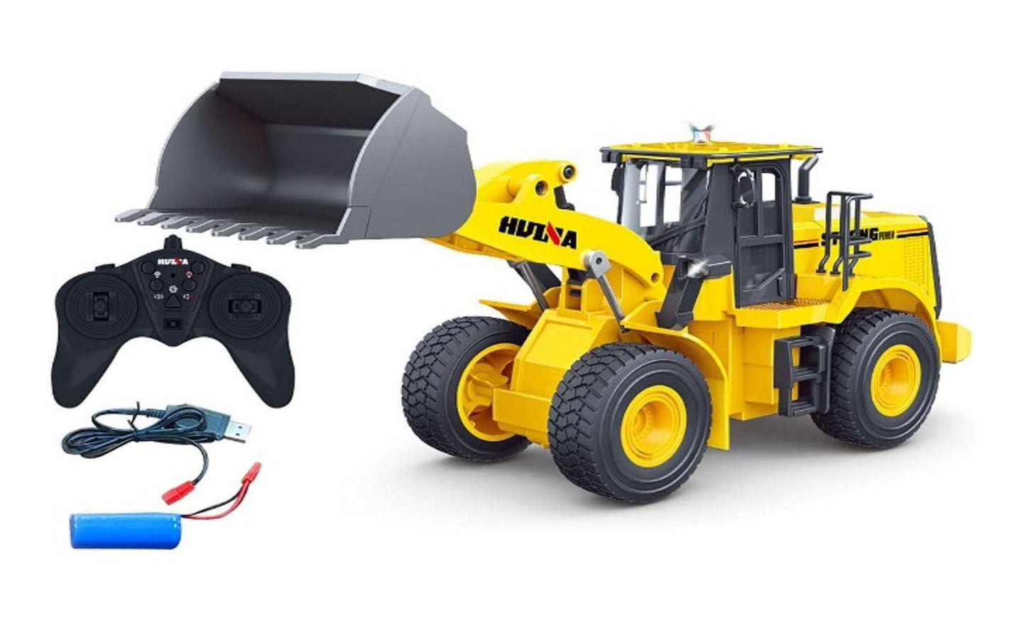 HUINA - Wheel Loader R/C 1:16 - Yellow (471454)