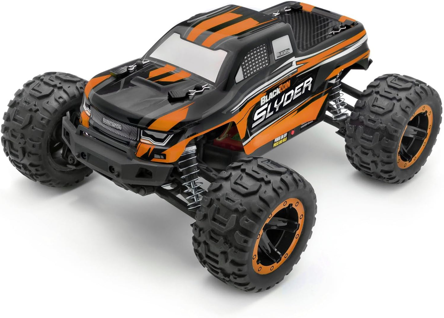 BLACKZON - Slyder MT 1/16 4WD Electric Monster Truck - Orange (540099
