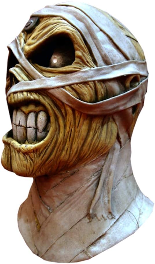 Trick Or Treat Studios Iron Maiden Powerslave Mummy Eddie Mask Multicolor
