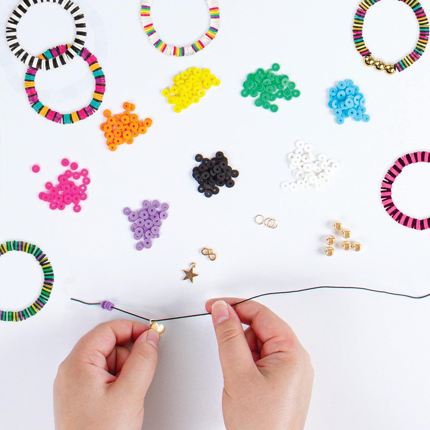 Fashion Angels Rainbow Bracelet Creative Activity Gift Set for Girls 8 Years Modern