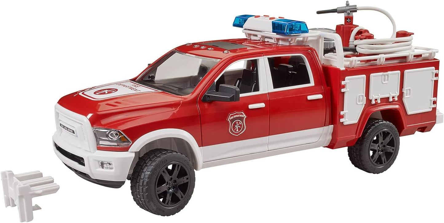 Bruder: 2544 - Ram 2500 Power Wagon Pompieri Con Luci E Suono