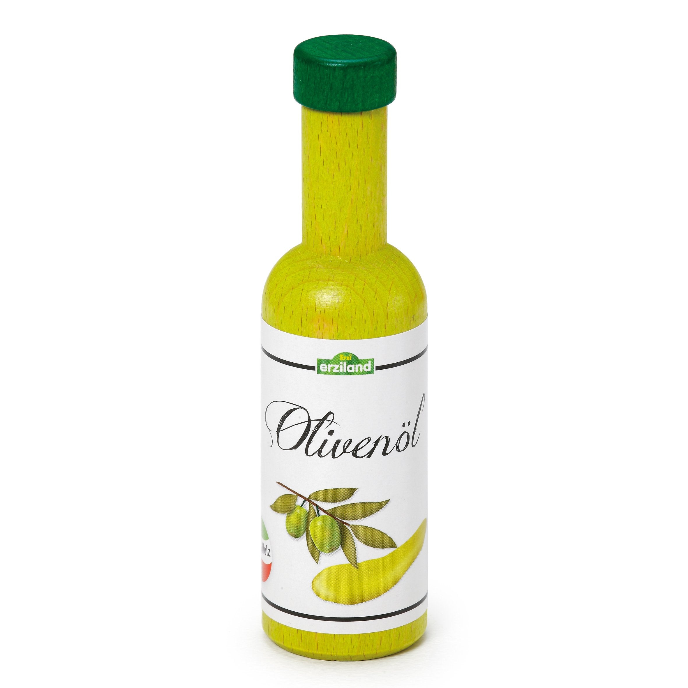 Wooden Play Food - Pretend Play Grocery Shop - Olive Oil Bottle by Erzi