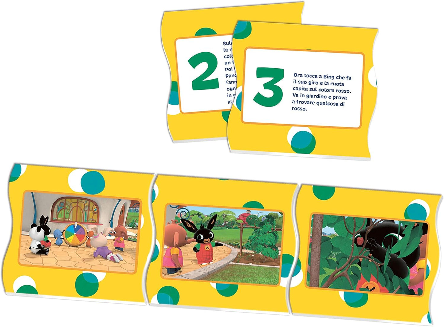 Clementoni 16286 Bing Spiel der Sequenzen – Play for Future – Made in Italy – Lernspiel für Kinder 3 Jahre +, Mehrfarbig, Medium