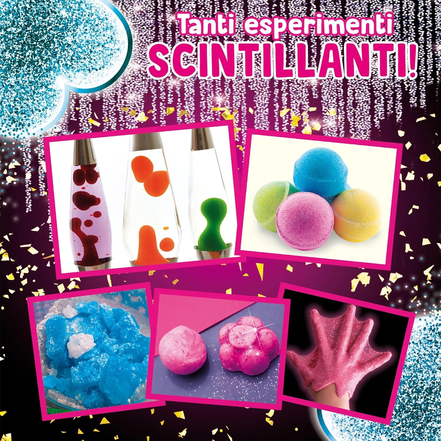 Lisciani Giochi - I'm a genius Laboratorio della scienza dei glitter