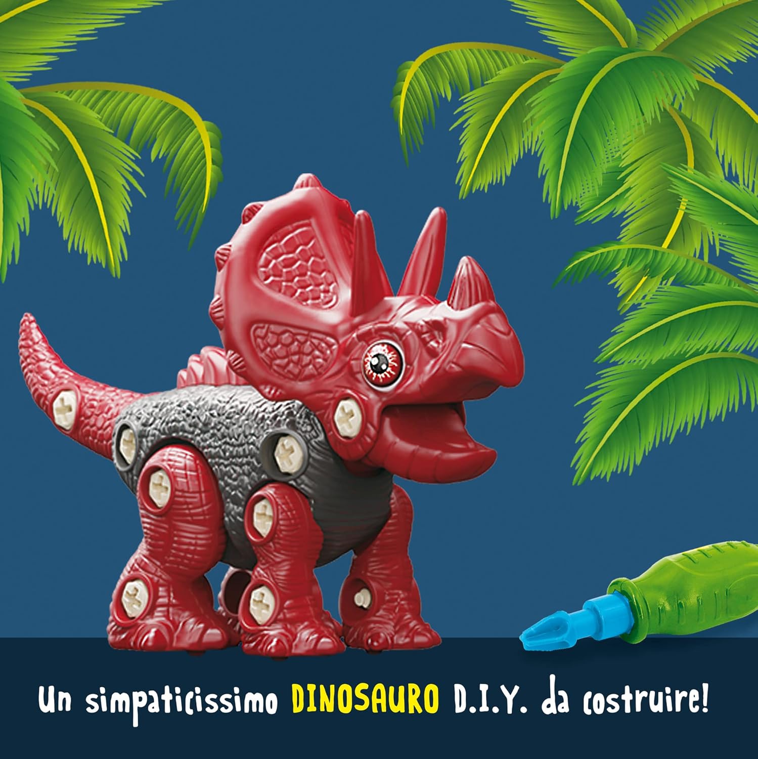 Liscianigiochi 92420 I'm at Genius Dino Stem Triceratops