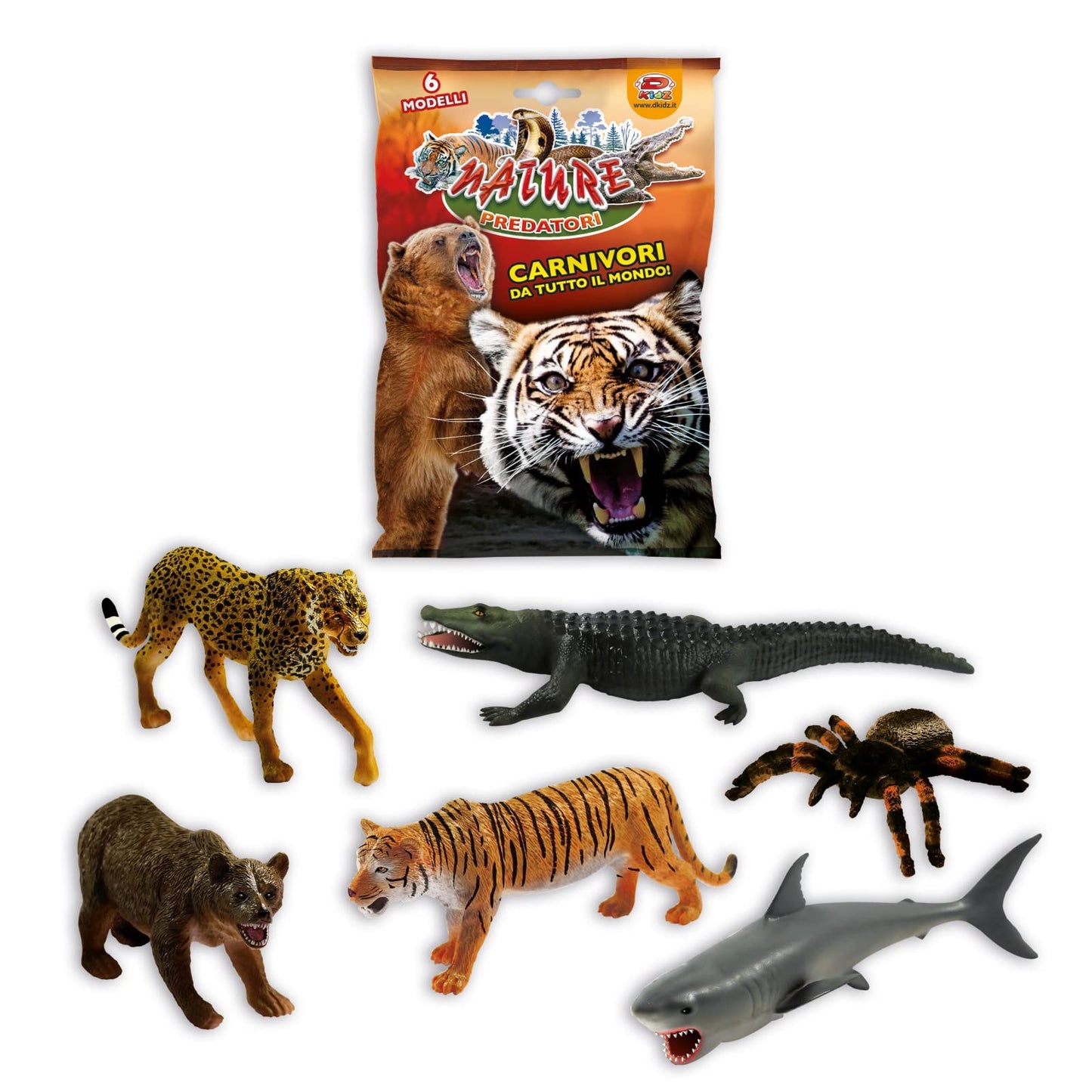 D-KIDZ - Nature Predators (Assortment), Multicolor, 5398516