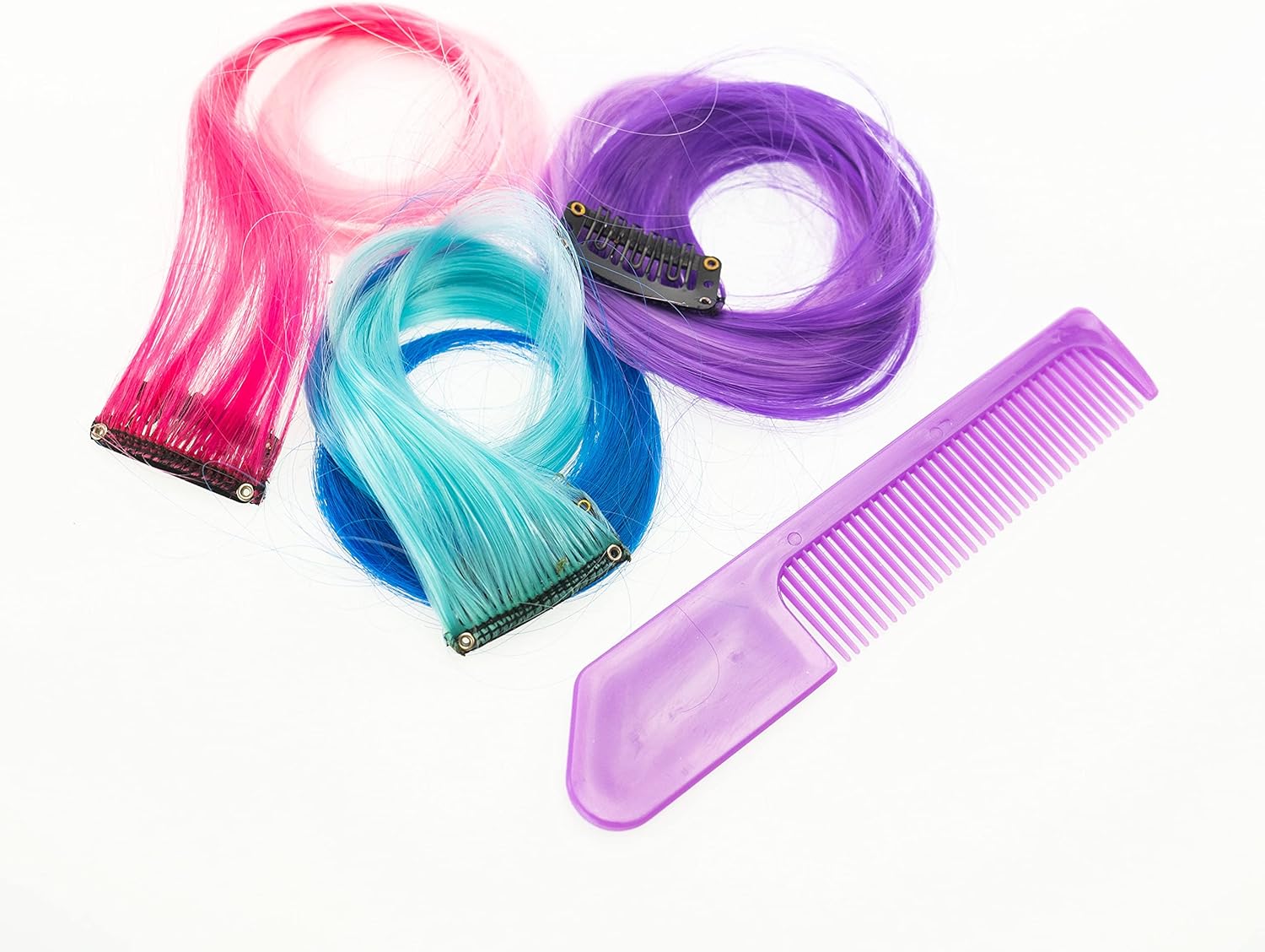 RAINBOW HIGH Mega Set Hair & Nails, Kit per Bambine con Extension, Gel, Glitter, 3 Gessi colorati per Capelli e Smalti per Unghie - Nice Group