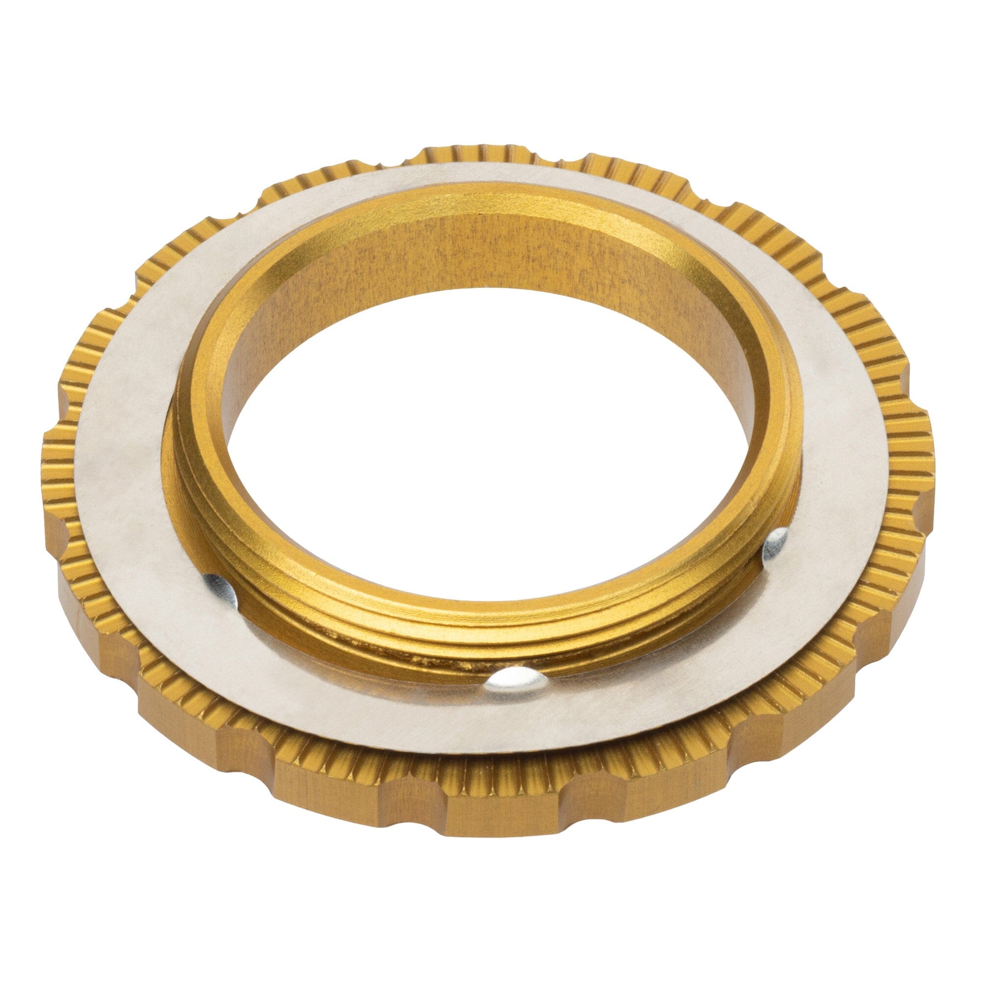 Wolf Tooth Centrelock Rotor Lockring External Spline Gold One Size