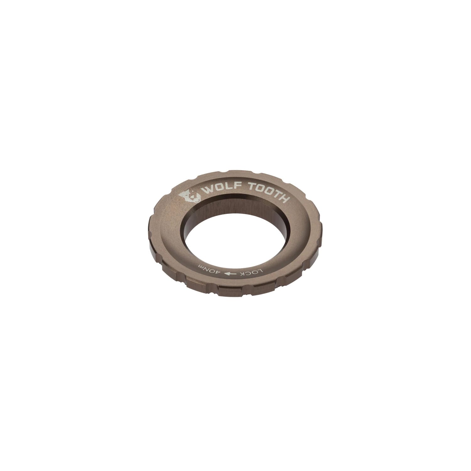 Wolf Tooth Centrelock Rotor Lockring External Spline Espresso One Size