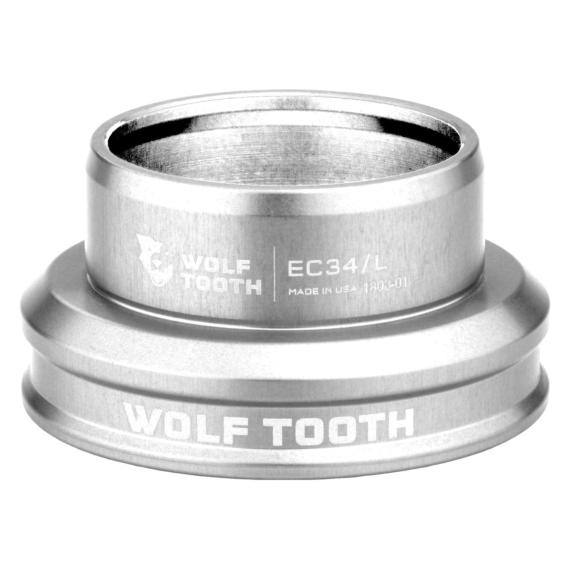Wolf Dooth - Auricolari Precision EC Premium - Coppa esterna EC34/30 inferiore Cup - Argento - EC34/30