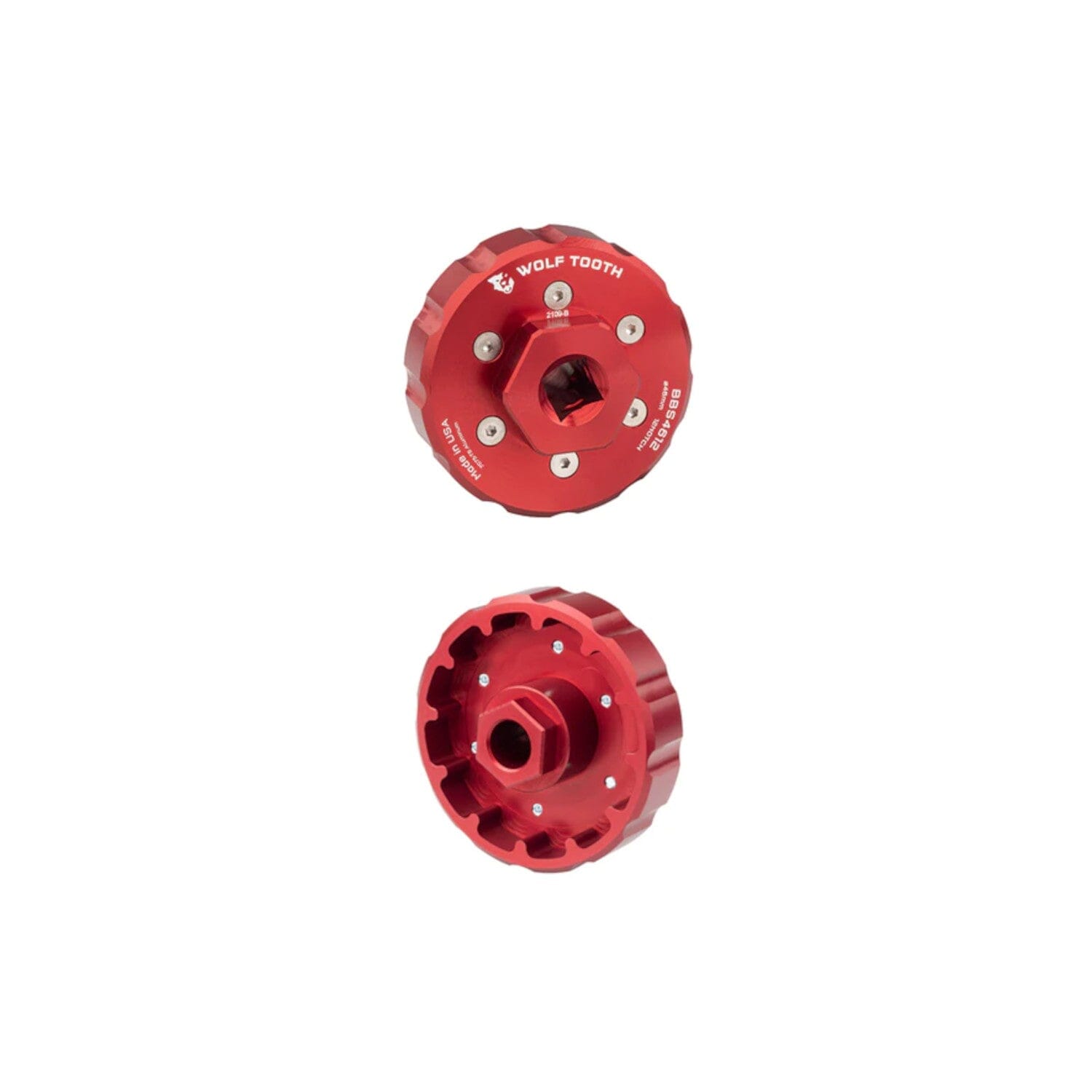 Wolf Tooth Bottom Bracket Tool Red 46mm - 12 Notch
