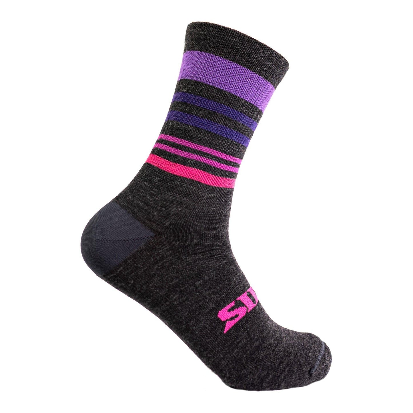 Silca Winter Socks Grey/Pink L/XL