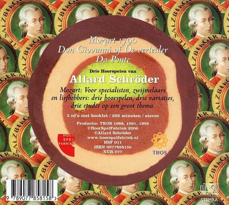 Mozart: drie hoorspelen van Allard Schroder (HoorSpelFabriek)
