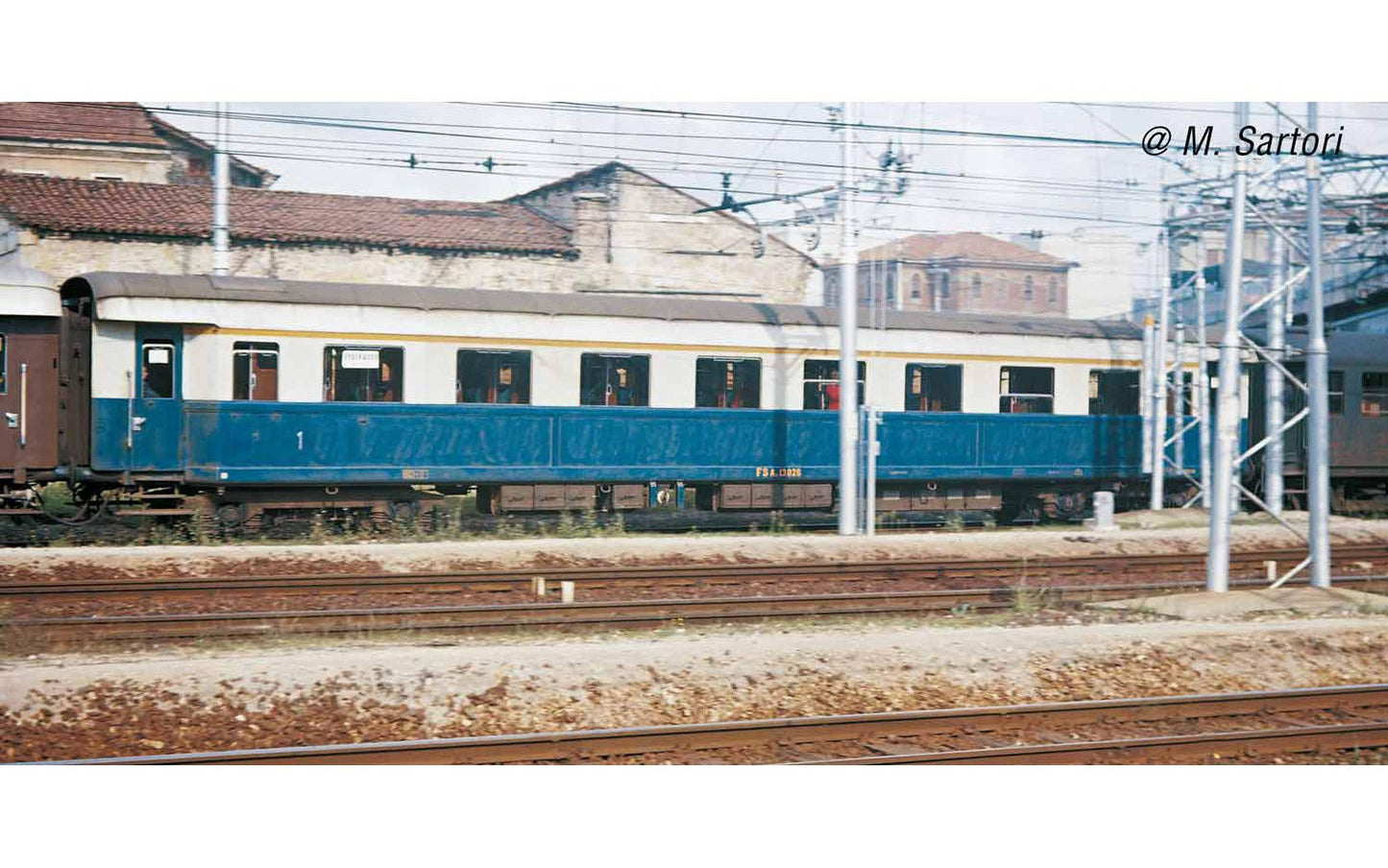 Rivarossi - Fs 4-p Treno Azzurro 2 Coaches Az13010 1946 Iiib (9/21) * - RIV-HR4324