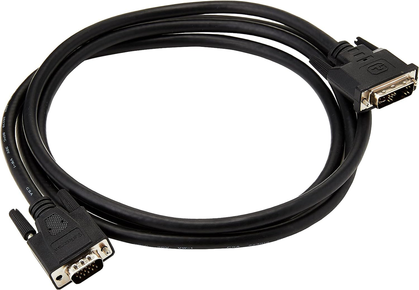 StarTech.com 2m DVI to VGA Display Monitor Cable - DVI to VGA (15 Pin) - 2 Meter DVI-A to VGA Analog Video Cable Male to Male (DVIVGAMM2M)