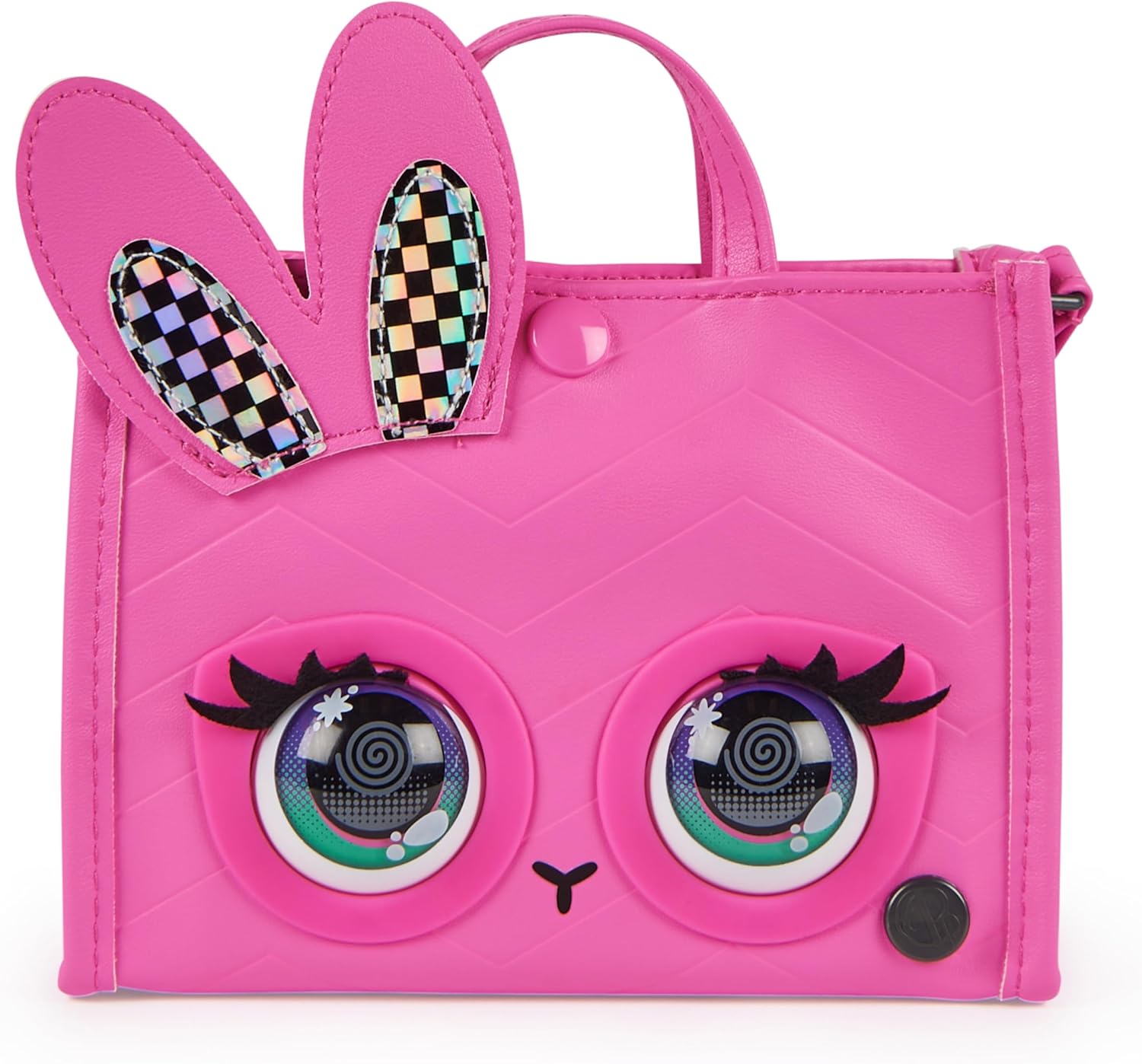 Purse Pets, Holly Hops Bunny Tote Bag Interactive Pet Toy and Cross-body Bag with over 30 Sounds and Reactions, Kids’ Toys for Girls Aged 4 and up