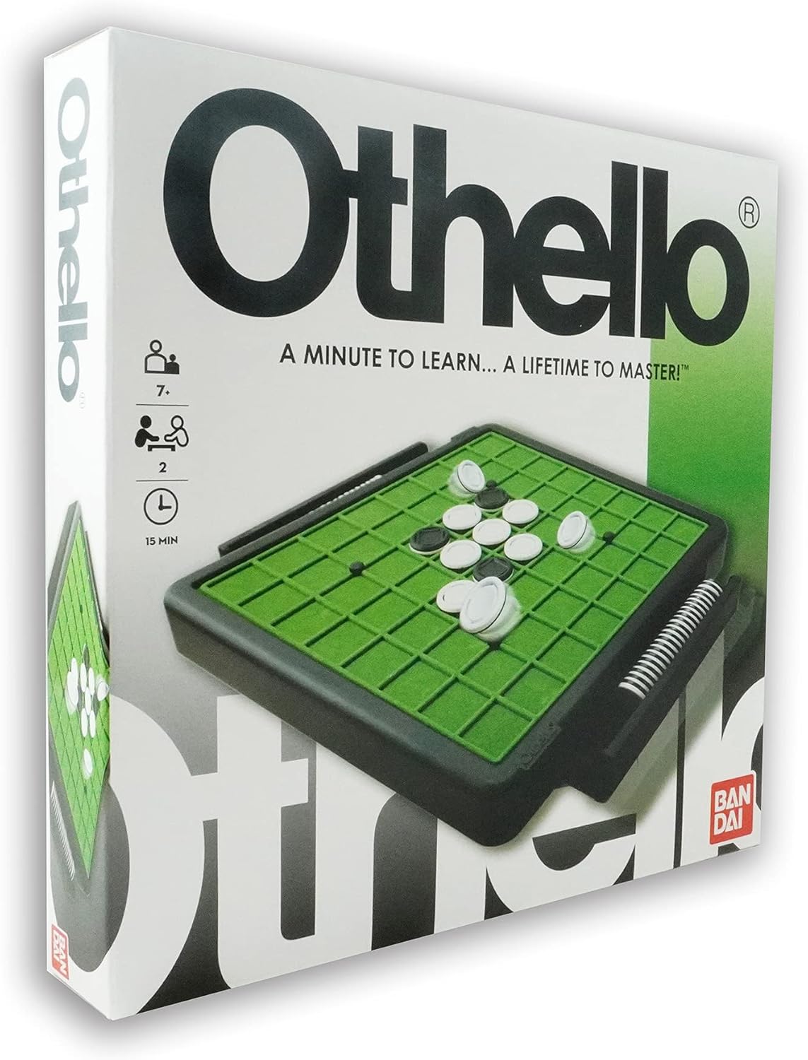 Bandai - Othello - klassiek gezelschapsspel - strategiespel - 2 spelers - 15/20min - vanaf 7 jaar - MH80052