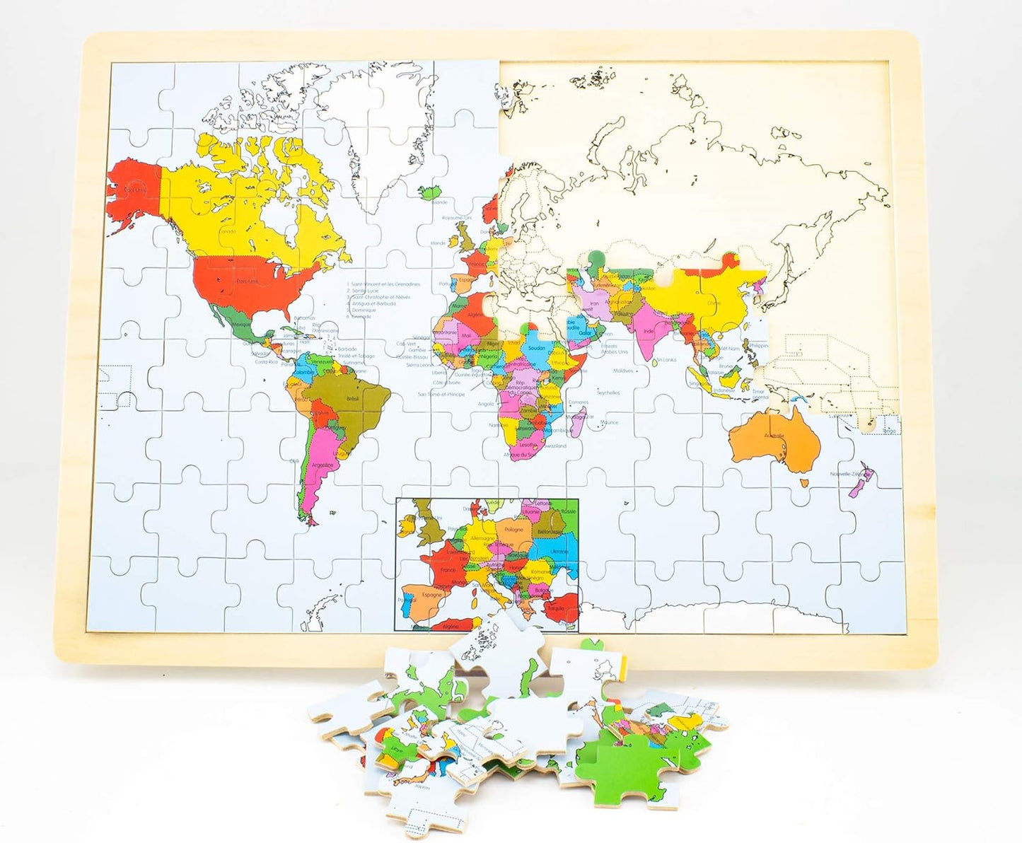 Ulysse 3972 Puzzle, World, map