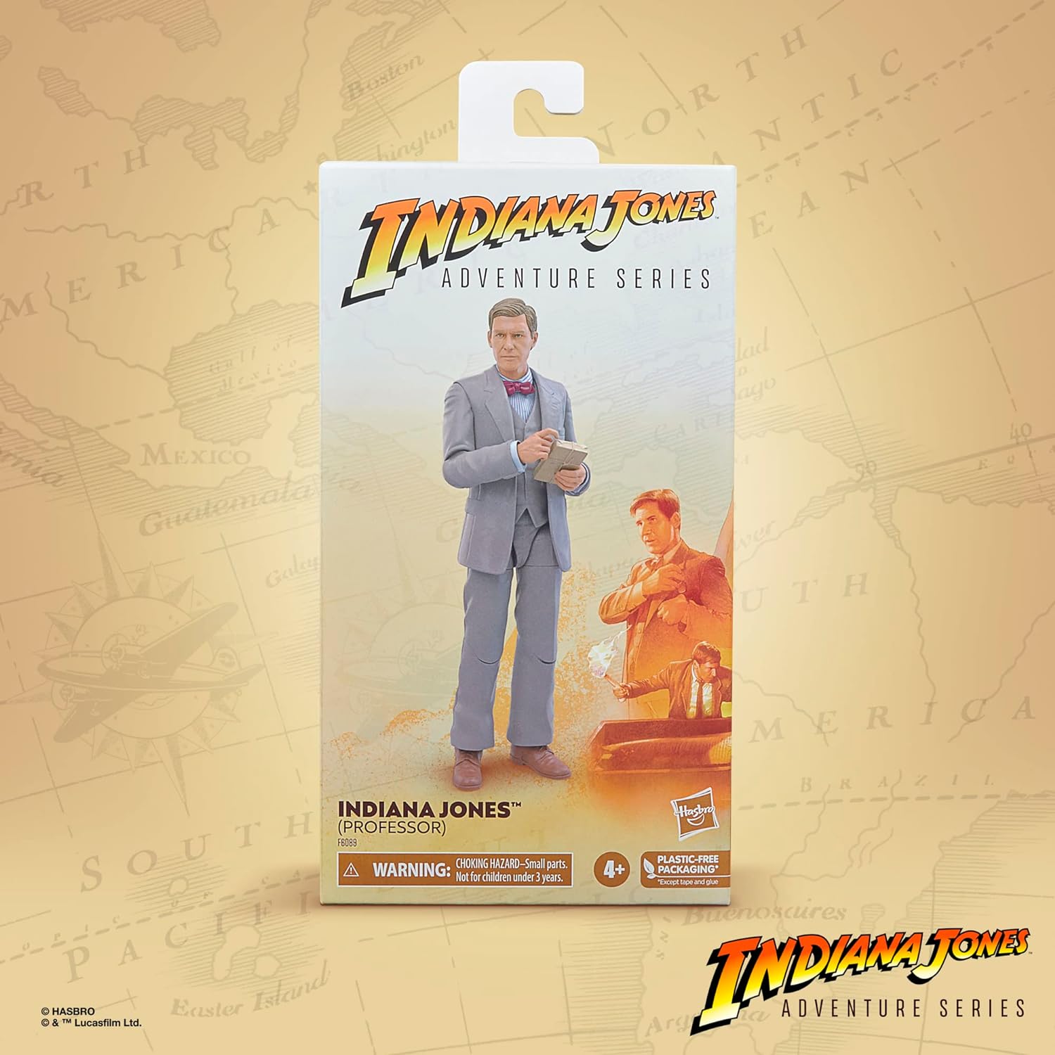 Hasbro - Indiana Jones and The Last Crusade Juguete Adventure Series Indiana Jones (Professor) - Figuras de acción Indiana Jones de 15 cm