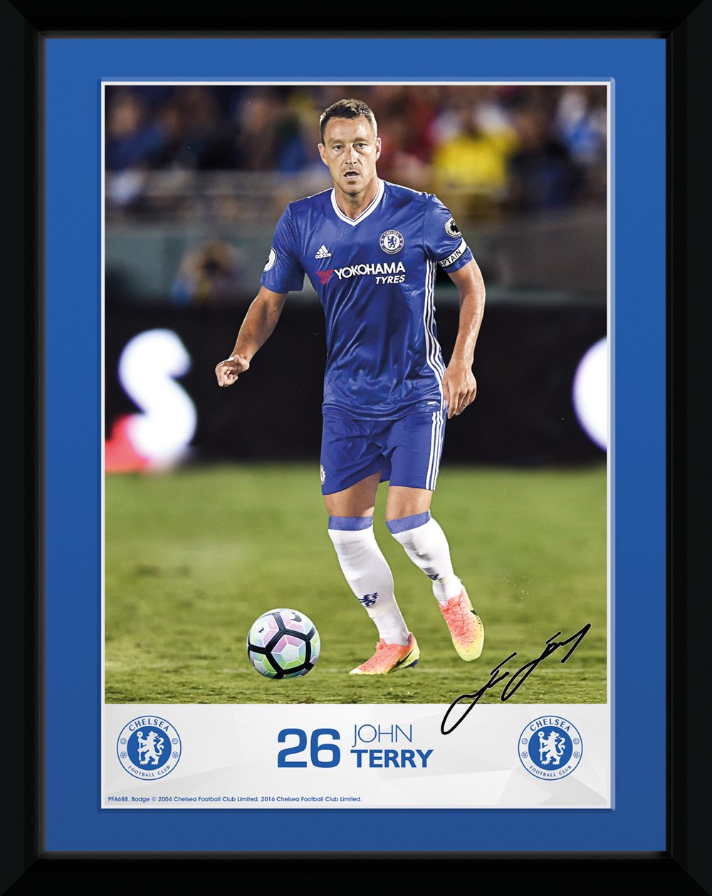 GB Eye Ltd, Chelsea, Terry 16/17, Foto incorniciata, 15 x 20 cm