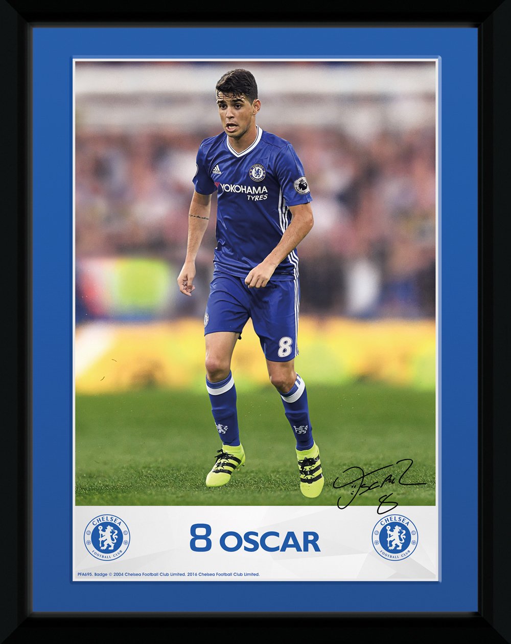 GB Eye Chelsea, Oscar 16/17" Collector Print, Multi-Colour, 15 x 20 cm
