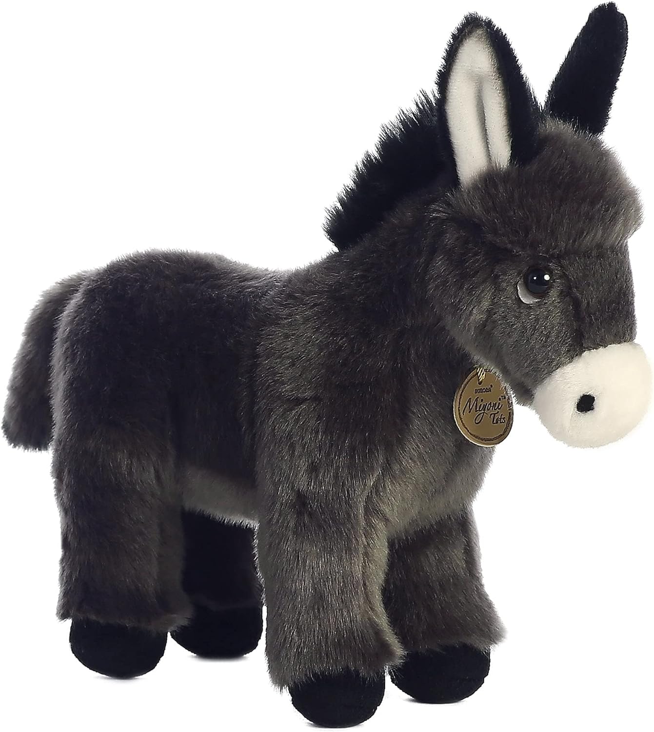 Aurora, 26285, MiYoni Donkey Foal, 11In, Soft Toy, Grey