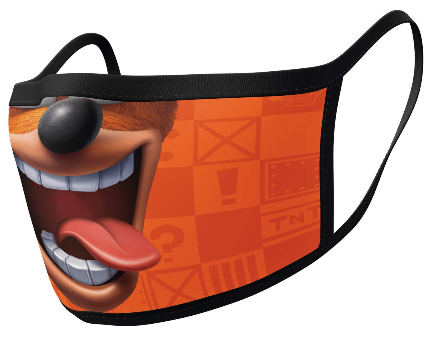 Pyramid International Crash Bandicoot (Mouth) Face Covering, multi-color One Size Multi-color