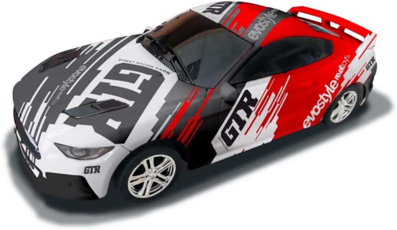 Reel Toys: Evo Style Gt 19 Cm Rosso Scala 1:24 Con Luci (Modellino Radiocomandato)