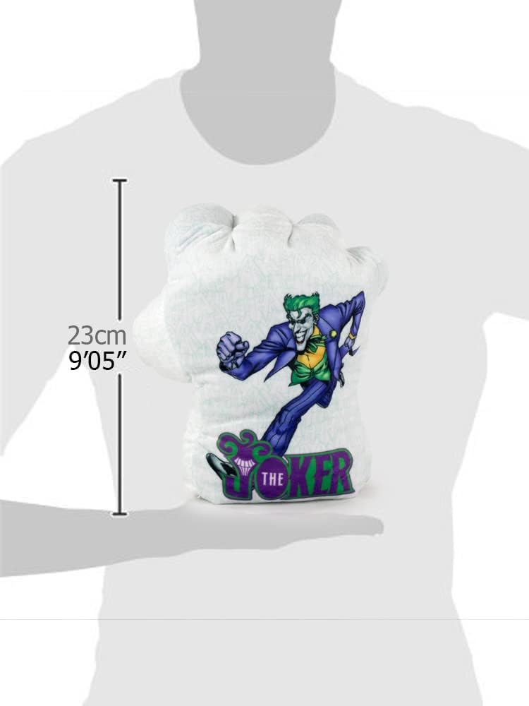 Play By Play Boxing Gloves Plush - DC Comics Characters - Superman, Batman, Joker - 1 Unit Right Hand (Joker