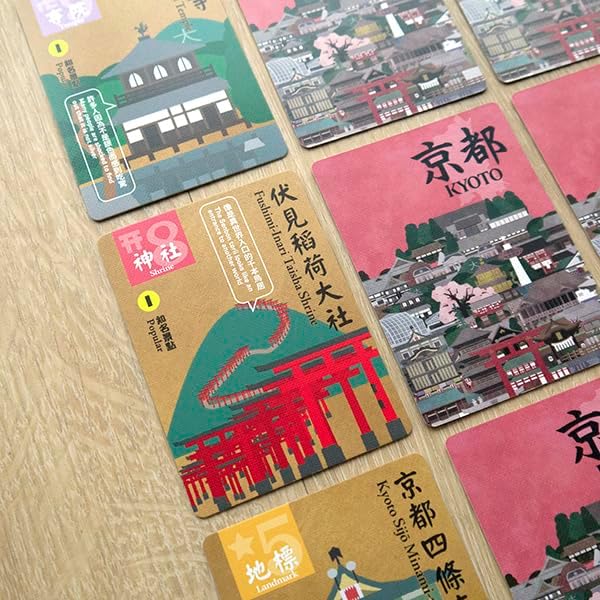 City Explorer: Kyoto — by Moaideas Game Design | Make Your Perfect Sightseeing Plan | Discover Japanese Cultural Sites and Hidden Gems | Card Game for Travel Fans | for 2-5 Players | 10-20 Minutes