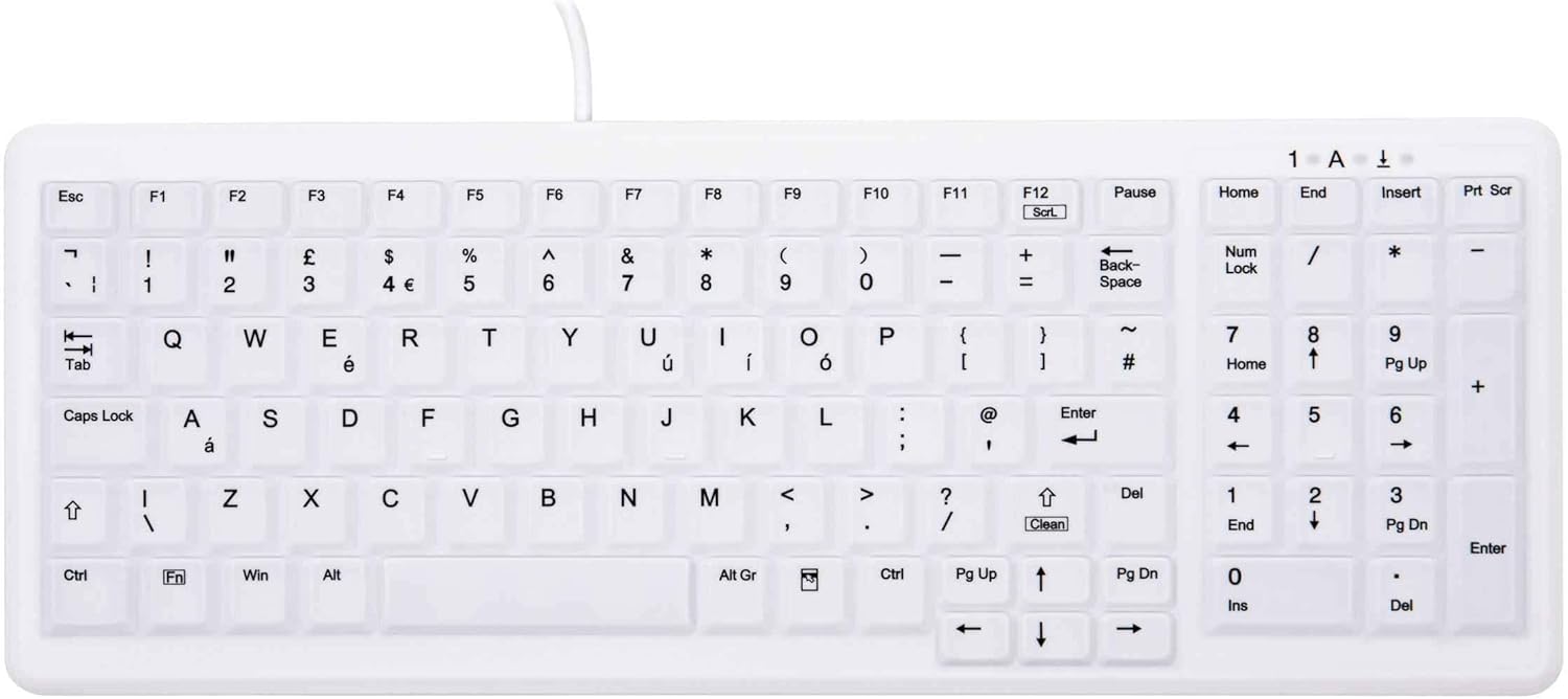 CHERRY - ACTIVE KEYS KBD AND MIC AK-C7000F-U1-W/UK UK-ENGLISH