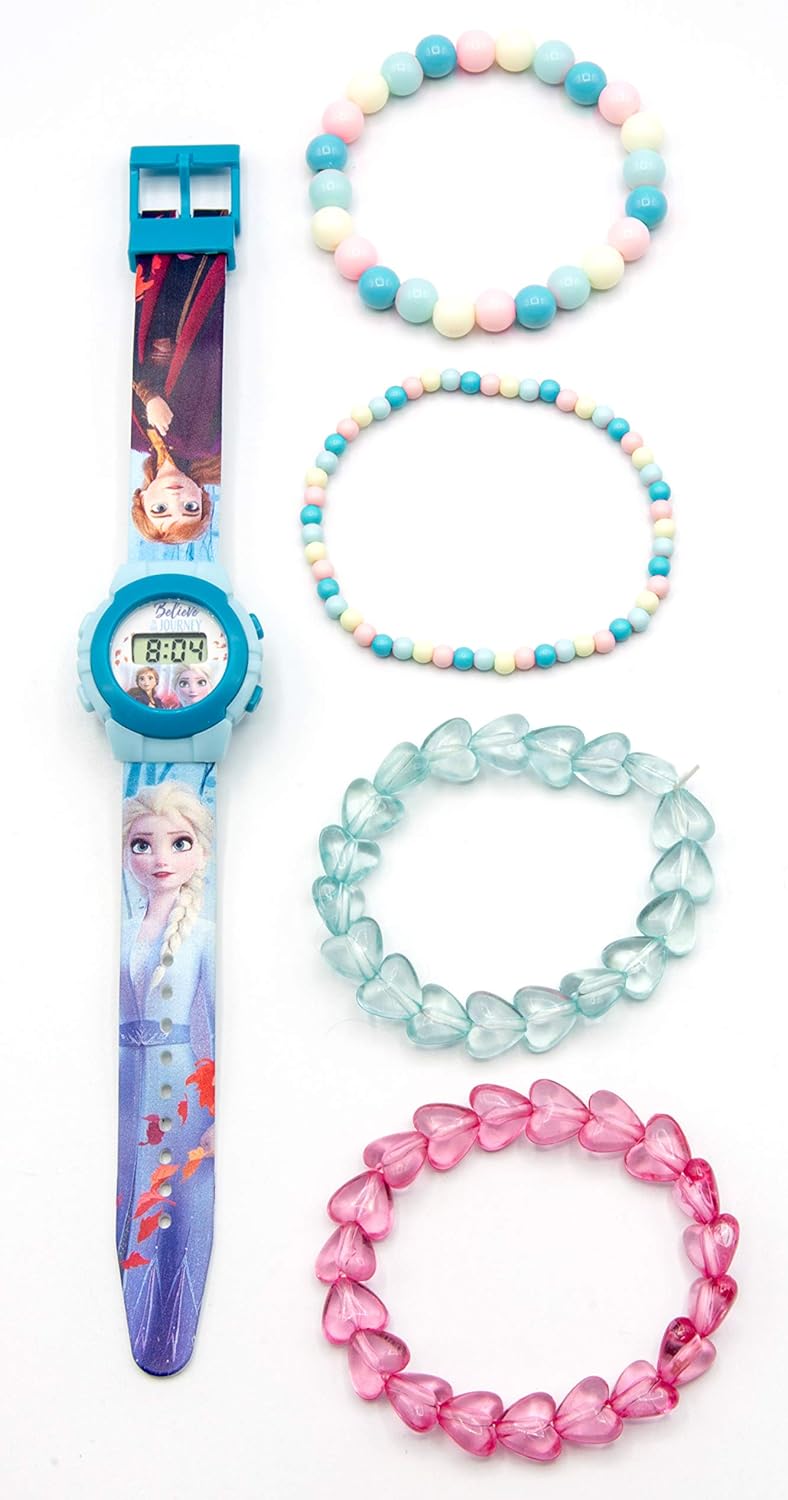 Disney: Joy Toy - Frozen 2 (Orologio Lcd Con 4 Braccialetti)