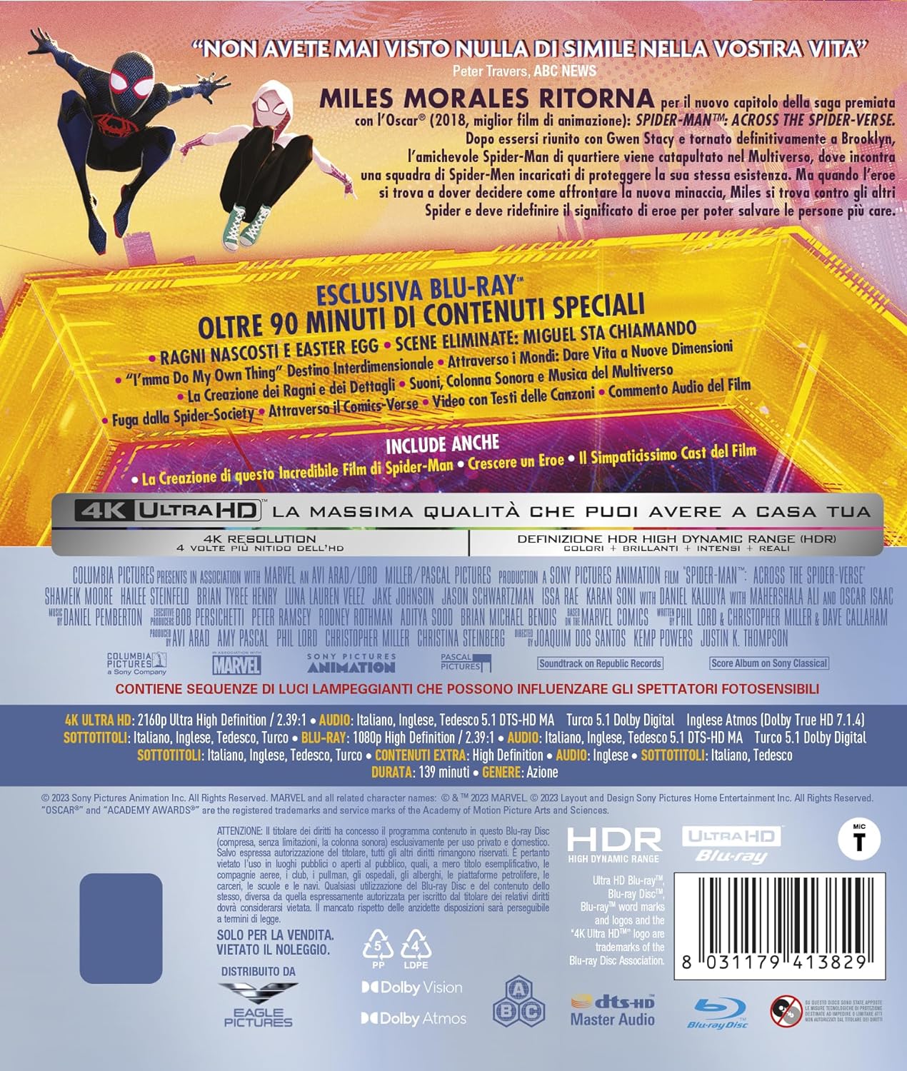 Spider-Man: Across The Spider-Verse - 4K (Bd 4K + Bd Hd) + Card