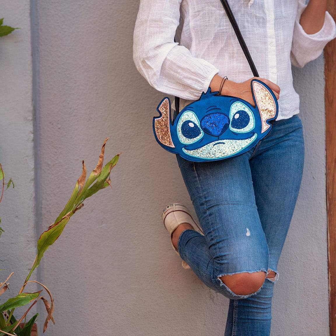 CERDÁ LIFE'S LITTLE MOMENTS Unisex 3D Disney Stitch, Umhängetasche, Blau (Blau