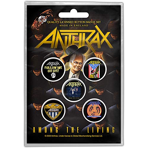 Anthrax: Among The Living (Button Badge Pack)