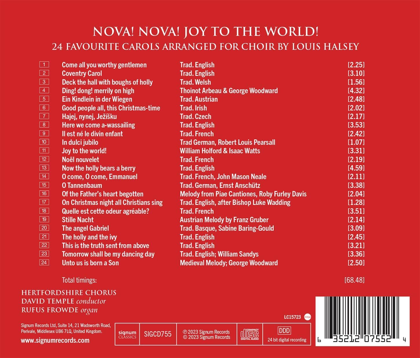 Nova! Nova! Joy to the World
