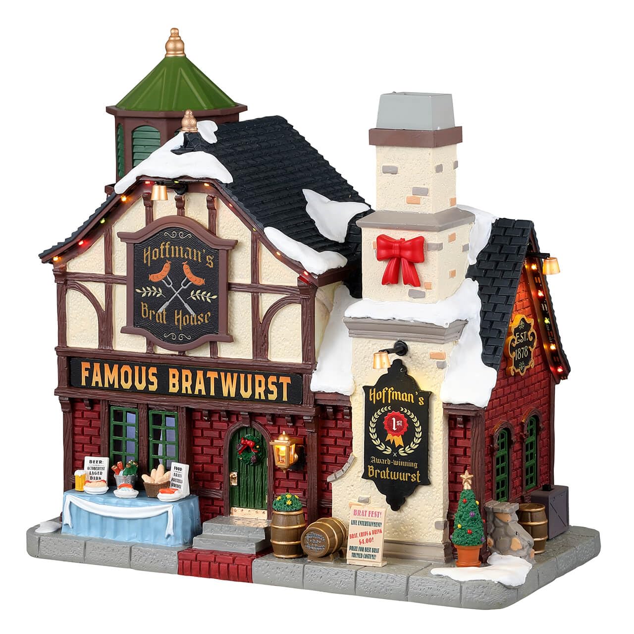 Lemax 35025-UK Vail Village Lighted Building: Hoffman's Brat House