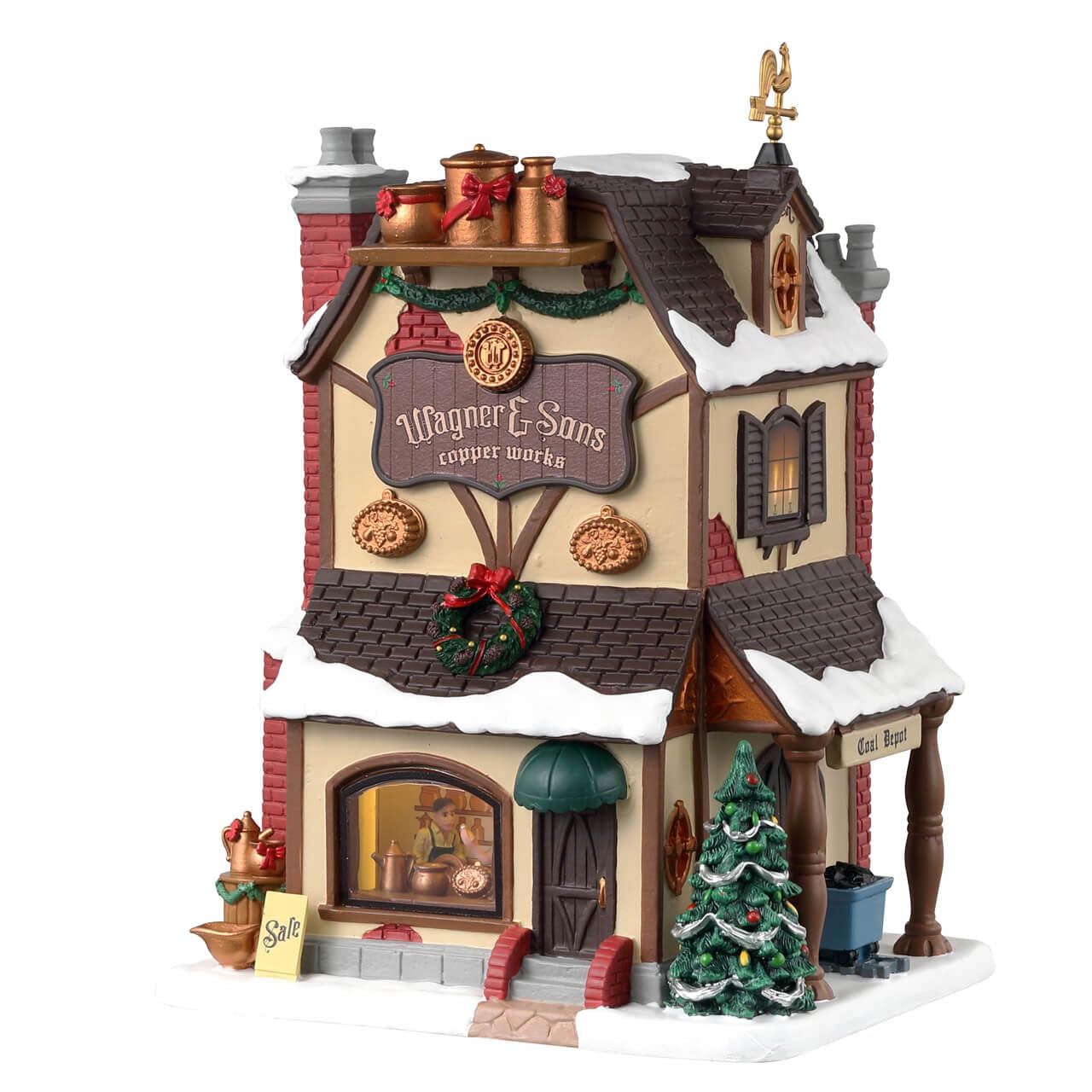 Lemax Christmas Village Wagner Sons Copper Works - 35067