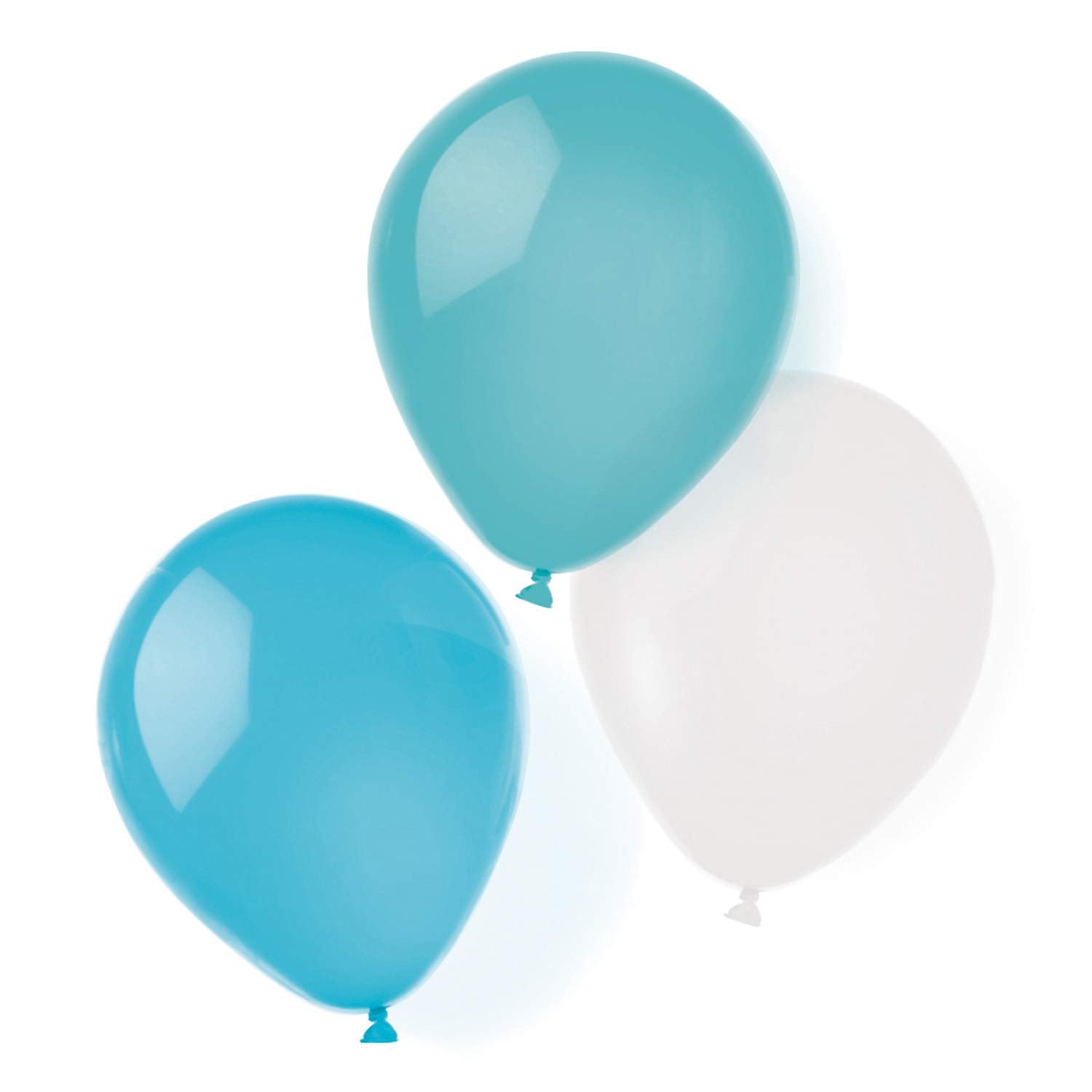 Amscan 9904897-8 palloncini in lattice Aqua Glamor, colore: Turchese, verde menta, bianco