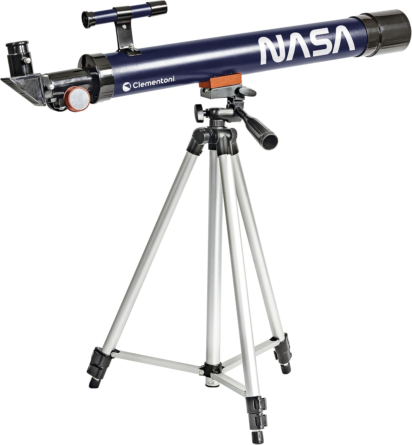 Clementoni- Science & Play Lab: NASA Telescope, Kids Astronomy Telescope, Up to 300x Magnification, Educational Space Explorer Toy for Kids (8+ Years