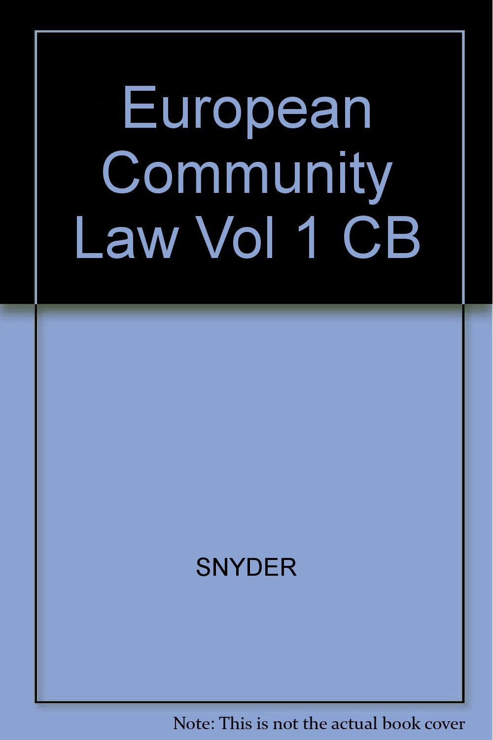 European Community Law