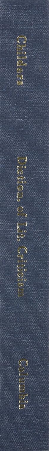 The Columbia Dictionary of Modern Literary and Cultural Criticism