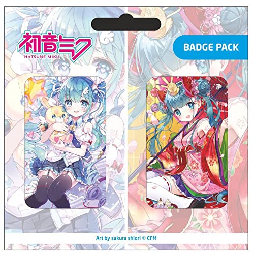 Hatsune Miku Pin Badges 2 Pack B