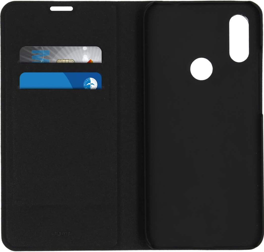 Hama Slim Pro mobile phone case 16 cm (6.3") Folio Black