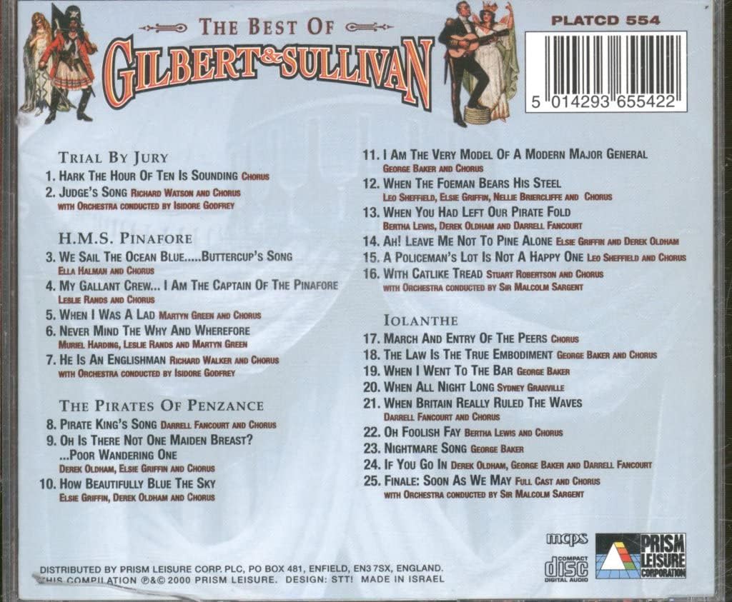 D'oyly Carte Opera Co., The - The Best of Vol. 1