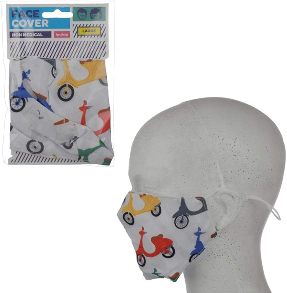 Speed King Scooter Reusable Face Mask Large