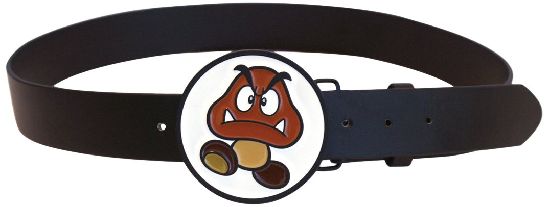 Nintendo belt S Goomba Belt and Buckle